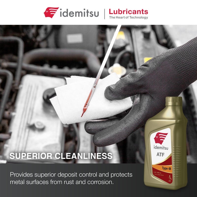 Idemitsu إيديميتسو - 30040092-75000C020 سائل نقل الحركة الأوتوماتيكي من نوع ATF M (M3/M5) لفورد/مازدا - 1 كوارت - Image 4